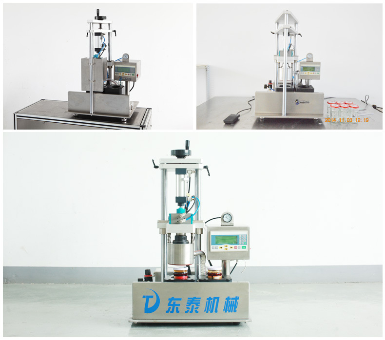 半自動醬料真空旋蓋機